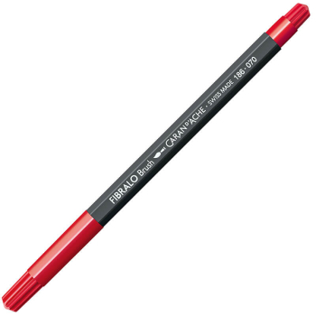Caran d'Ache lettering Set Rylsee, Fibralo Brush Pen, rot